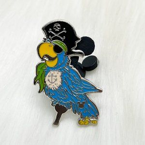 🔮 5/$25 Disney Blue Pirate Parrot Pin